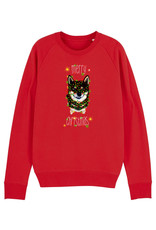 Shiba Boutique Shiba Black & Tan Merry Christmas Sweatshirt Dames