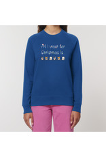 Shiba Boutique Shiba All I Want for Christmas Sweatshirt Women