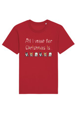Shiba Boutique Shiba All I Want For Christmas T-shirt Mannen