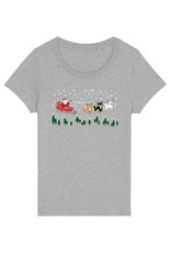Shiba Boutique Santa's Little Shiba Helpers T-shirt Women