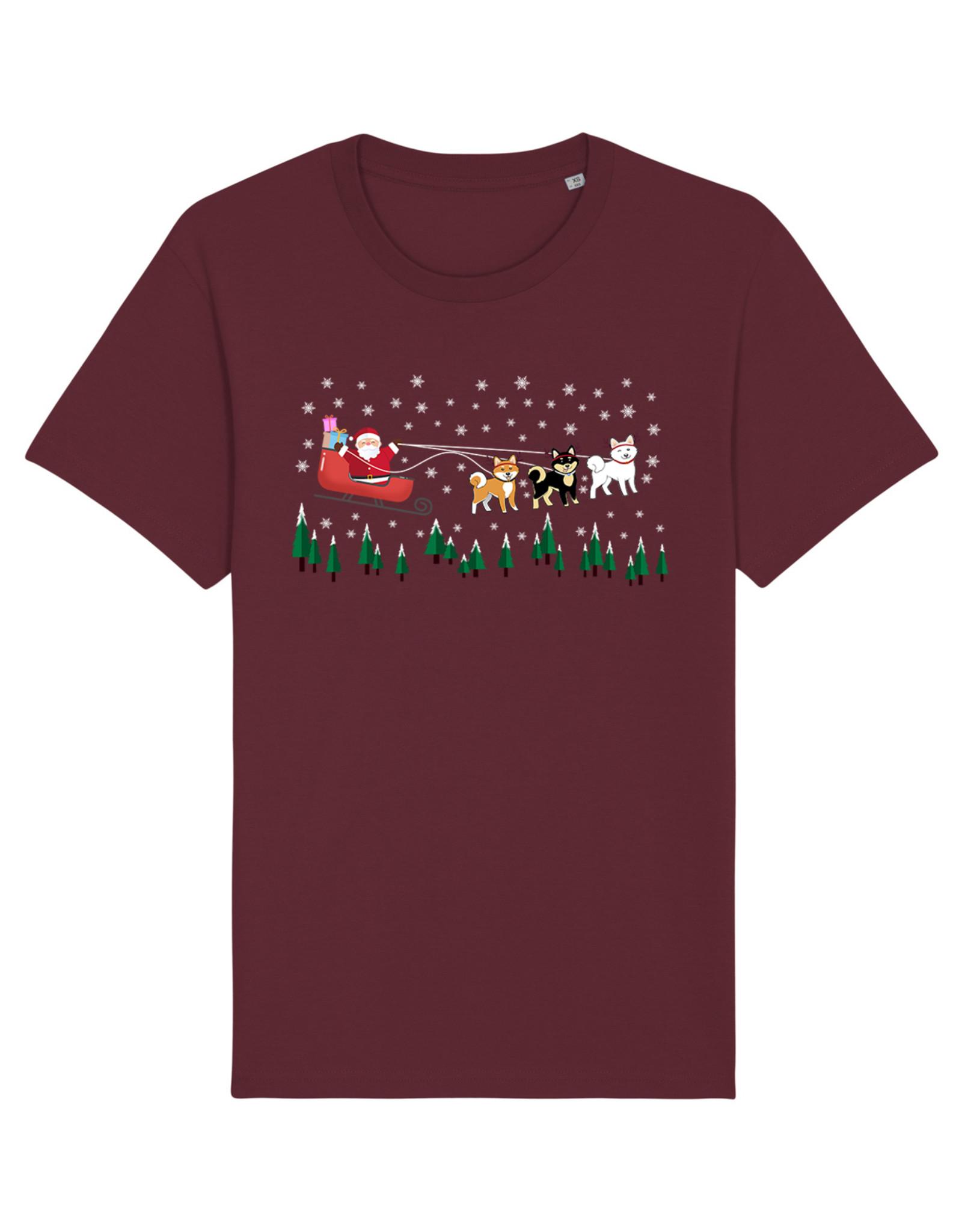 Shiba Boutique Santa's Little Shiba Helpers T-shirt Mannen