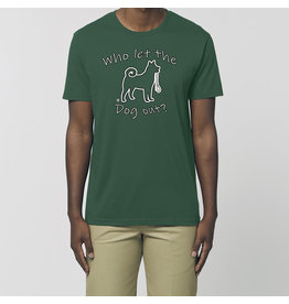 Shiba Boutique Who let the dog out? - T-shirt Heren