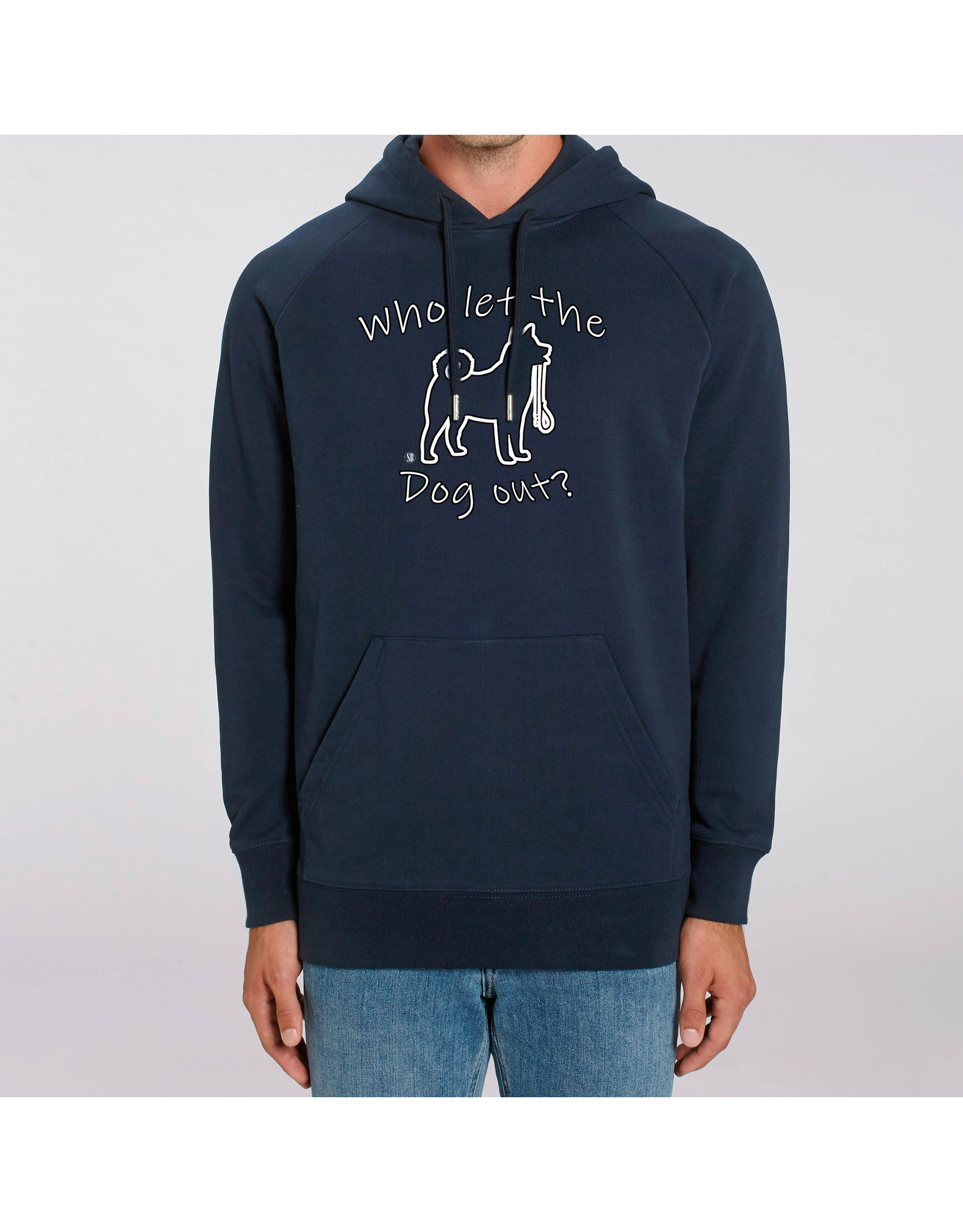 Shiba Boutique Who let the dog out?  - Hoodie Heren