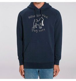 Shiba Boutique Who let the dog out? - Hoodie Heren