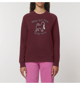 Shiba Boutique Who let the dog out? - Sweatshirt Dames
