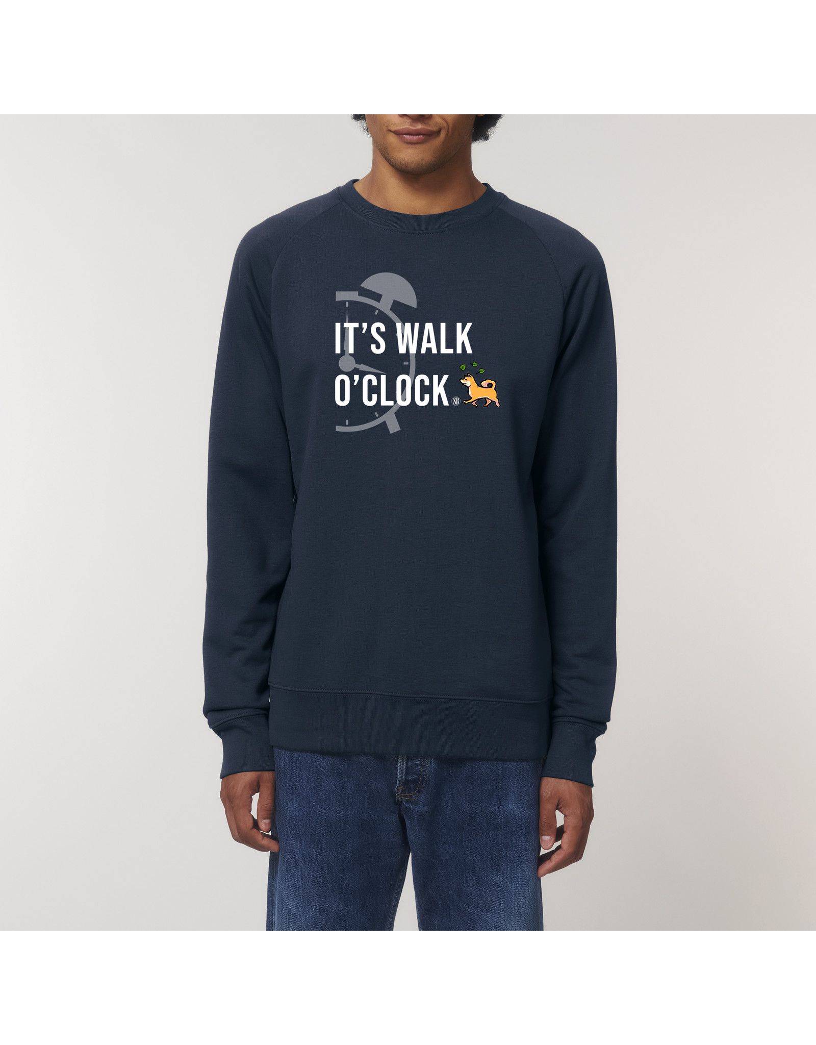 Shiba Boutique It's walk o'clock - Sweatshirt Men