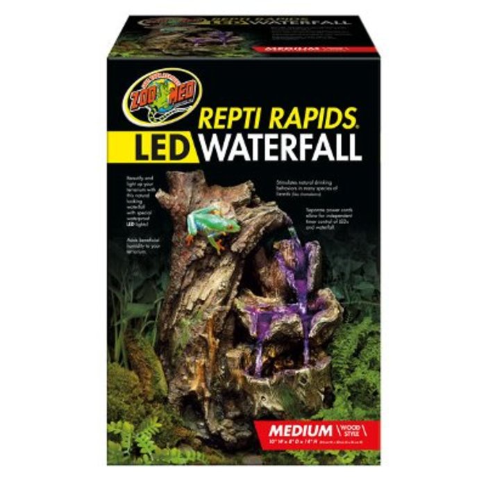 Reptirapids LED Waterfall (Medium Wood)