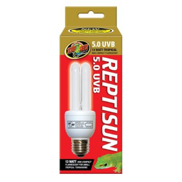 ReptiSun 5.0 Mini Compact Fluorescent - 13 watt