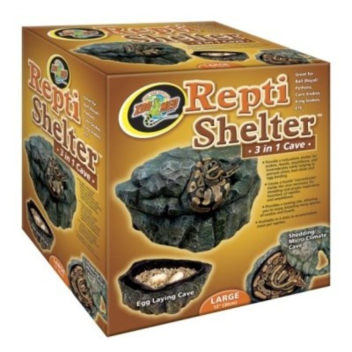 Repti Shelter Large 3 In 1 Cave Large (30 cm)