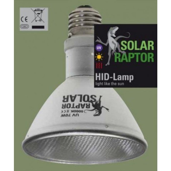 Solar Raptor HID UV Lamp 70W (Exclusief Ballast)