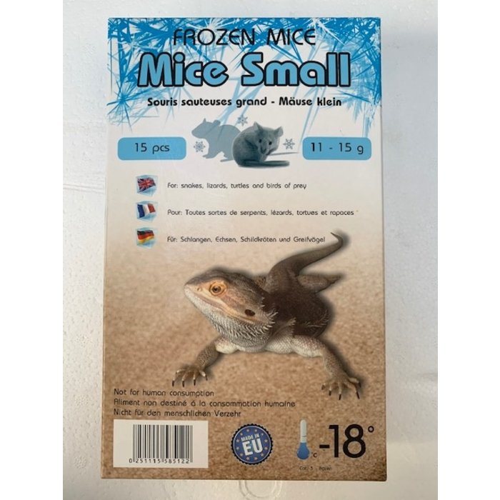 Congele souris petit 11-15gr 15pc