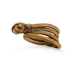 Ole Lynggaard Armband zijde camel