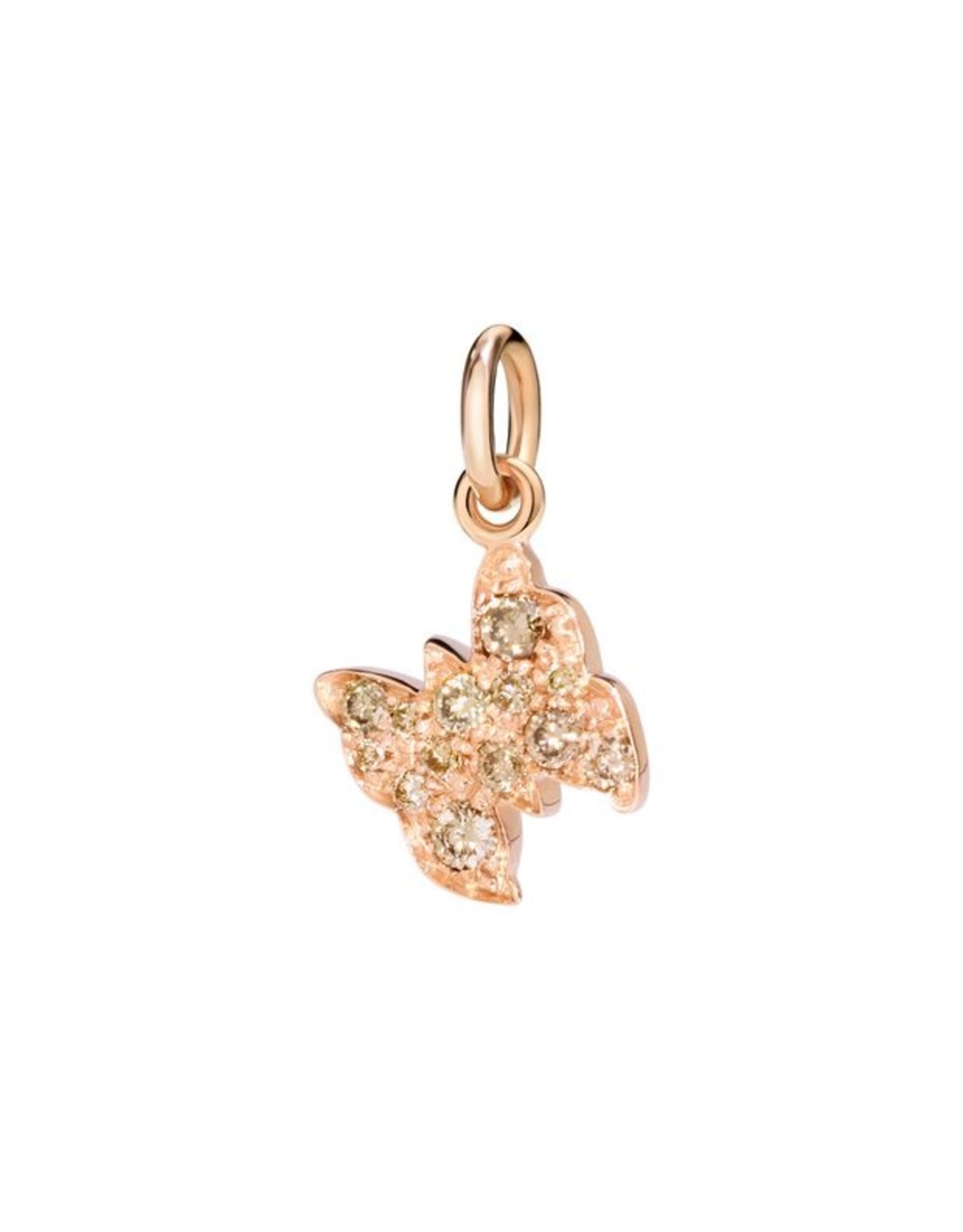 DoDo Charm Butterfly bruine diamant