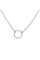 Collier wit goud