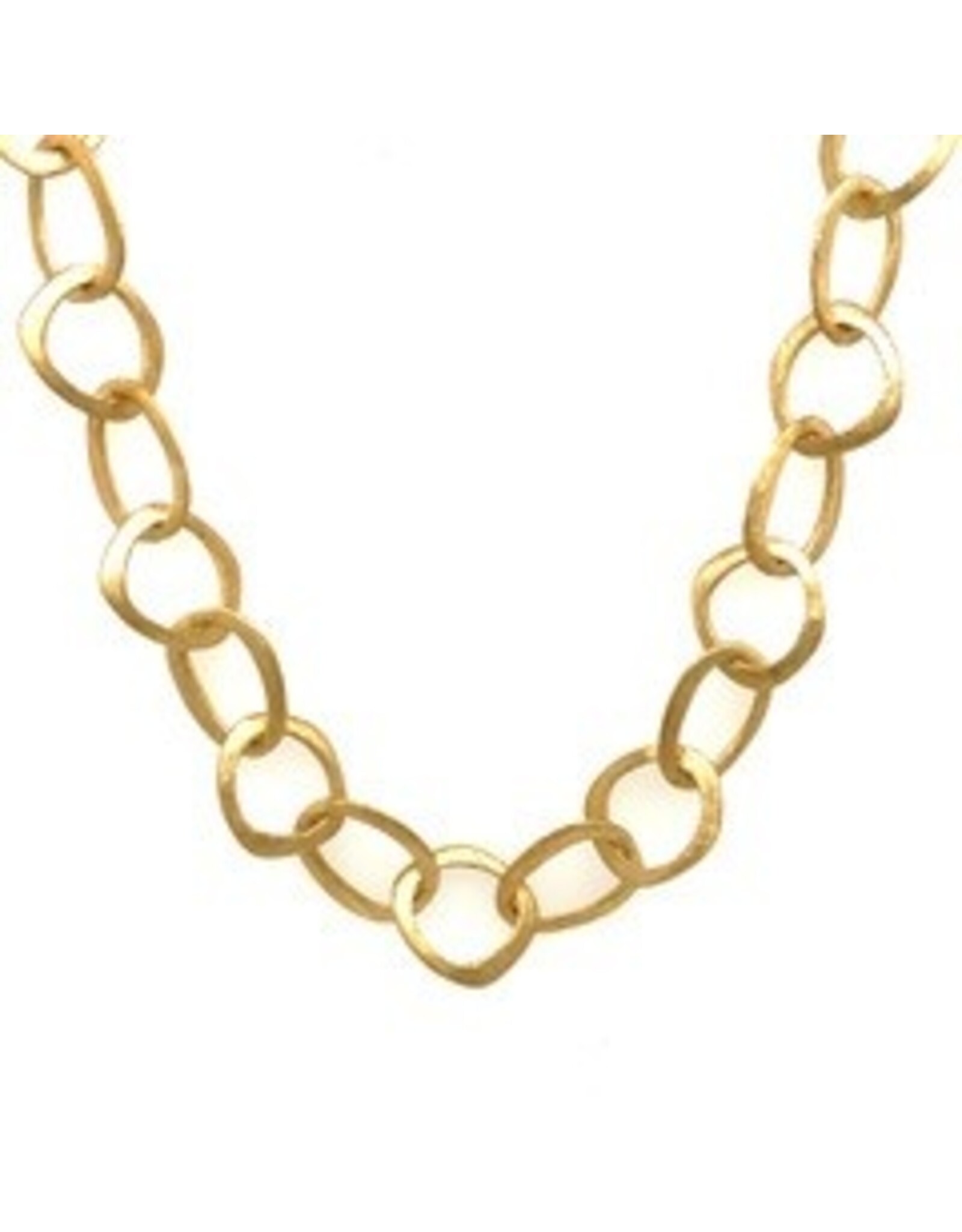 Clioro Collier geel goud mat