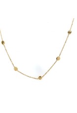 Collier geel goud