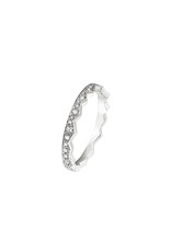 Akillis Ring Capture Light wit goud diamant