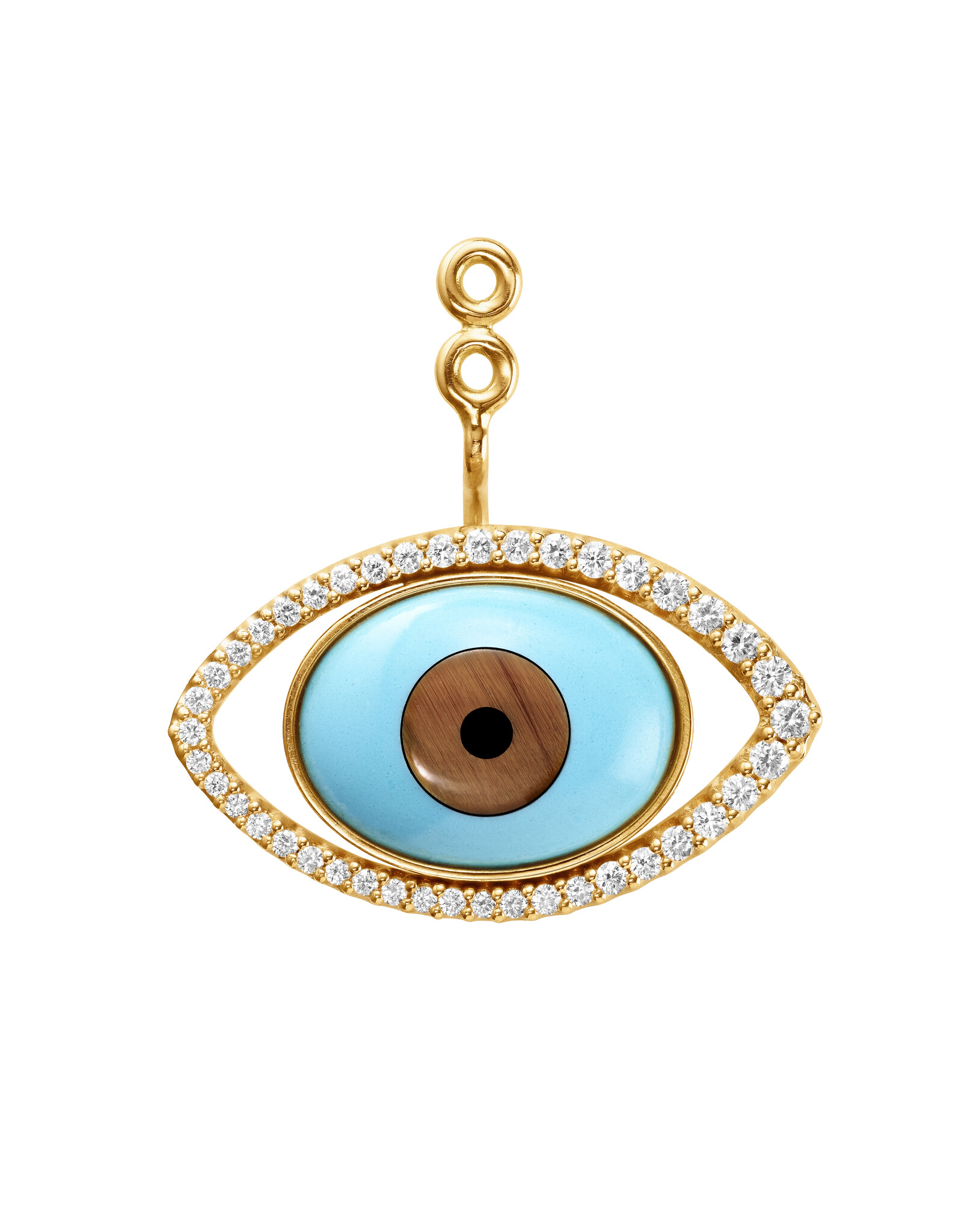 Ole Lynggaard Hanger voor oorringen Evil Eye - links