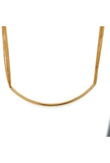 Collier geel goud