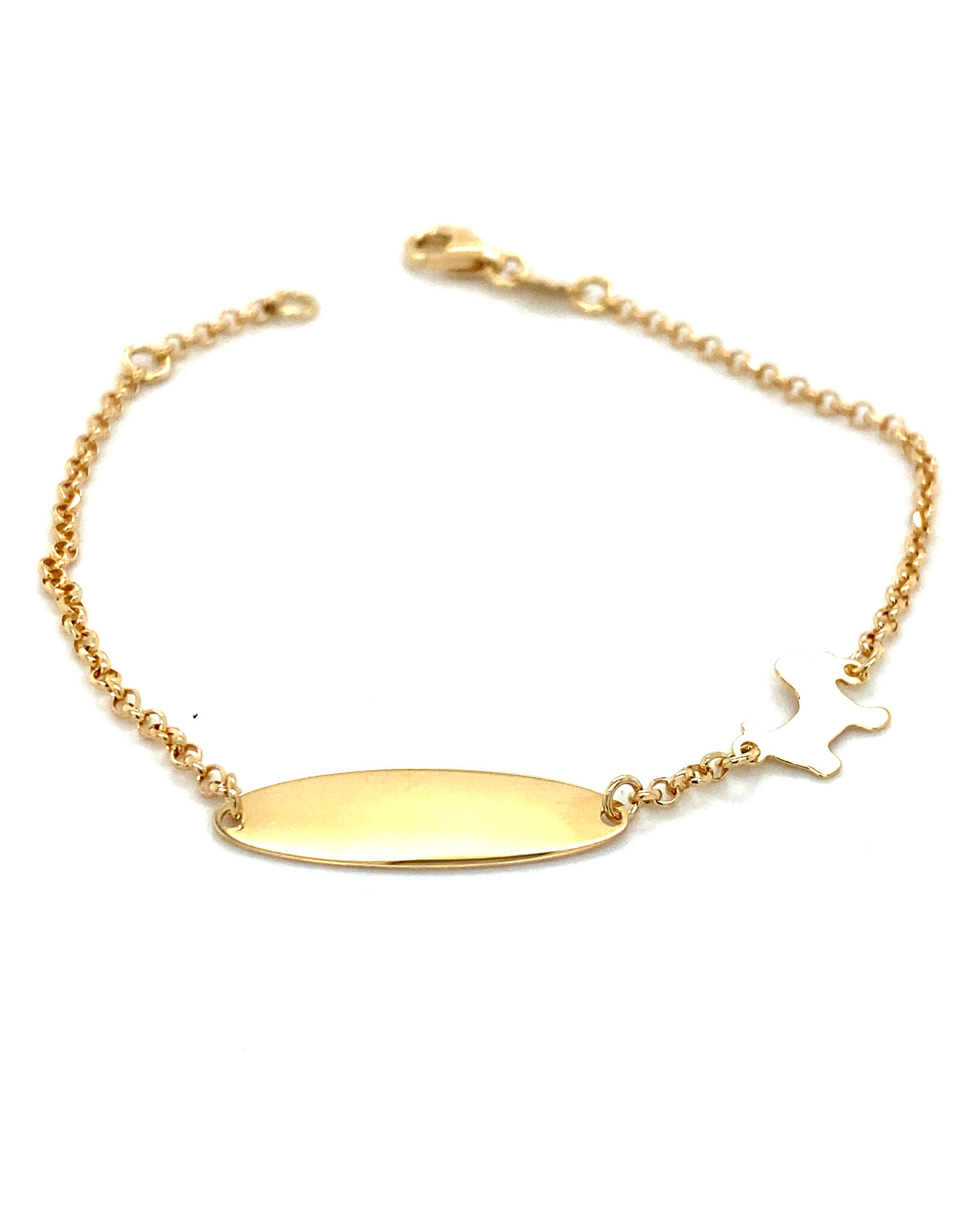 Armband geel goud hondje