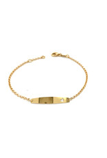 Armband geel goud hartje