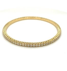 Armband geel goud diamant