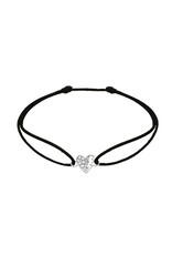 Akillis Armband Lovetag wit goud & diamant