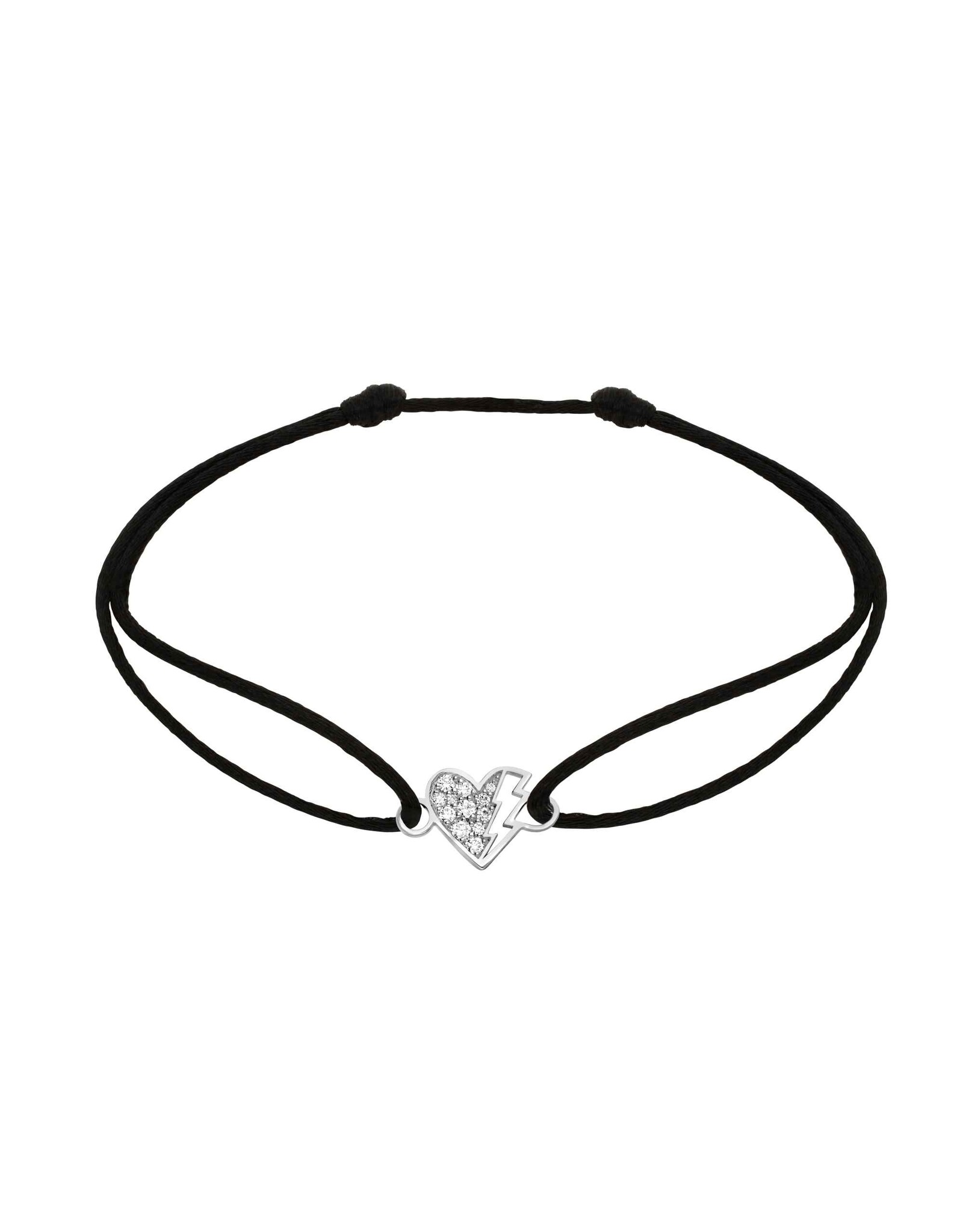 Akillis Armband Lovetag wit goud & diamant