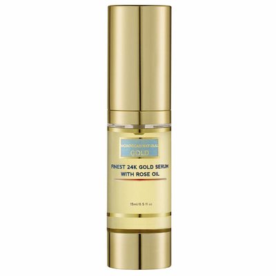 Moroccan Natural Finest 24k Gold Serum With Rose Oil 15ml