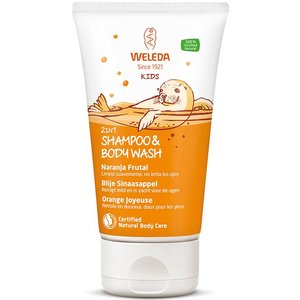Weleda Kids 2in1 Shampoo & Body Wash Blije Sinaasappel 150ml