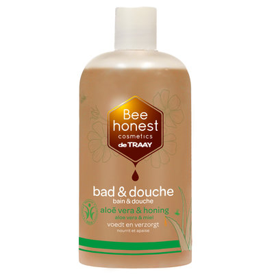 Bee Honest Bad & Douche Aloë Vera & Honing 250ml of 500ml