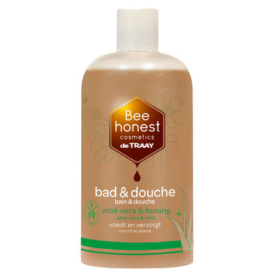 Bee Honest Bad & Douche Aloë Vera & Honing 250ml of 500ml