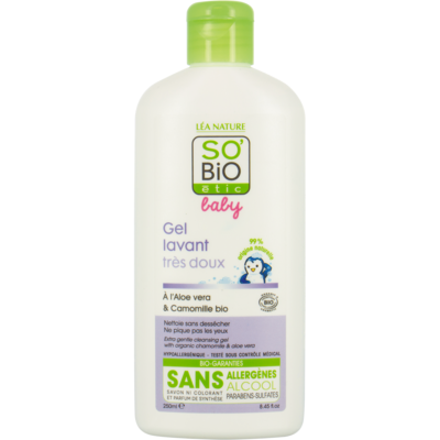 SO'BiO étic Baby Extra Gentle Cleansing Gel 250ml