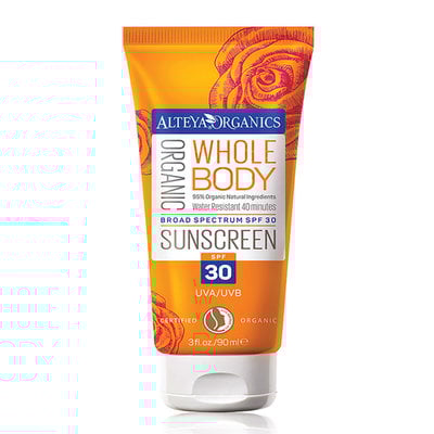 Alteya Organics Organic Whole Body Sunscreen SPF30 90ml