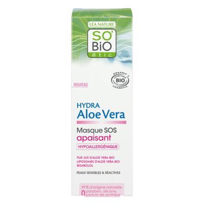 SO'BiO étic Hydra Aloe Vera SOS Soothing Mask 50ml