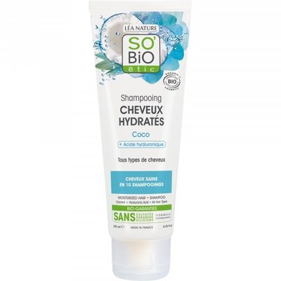 SO'BiO étic Hydrated Hair Coco Shampoo 250ml