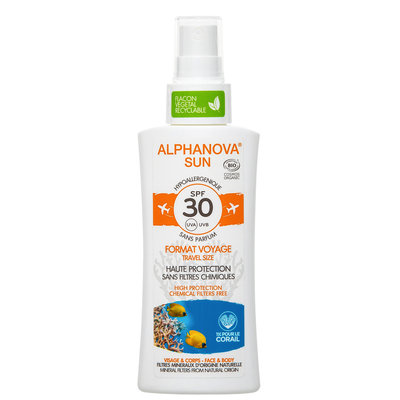 Alphanova SUN Hypoallergeen Zonnebrandspray SPF30 90g