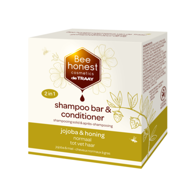 Bee Honest Shampoo Bar & Conditioner Jojoba & Honing 80g