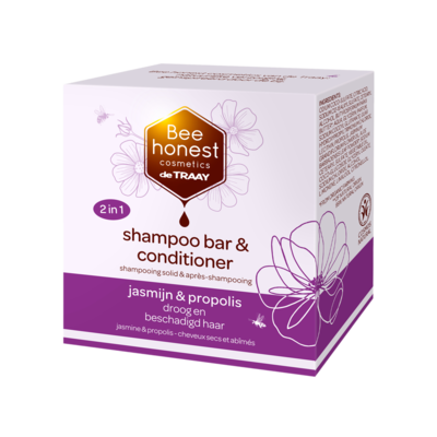 Bee Honest Shampoo Bar & Conditioner Jasmijn & Propolis 80g