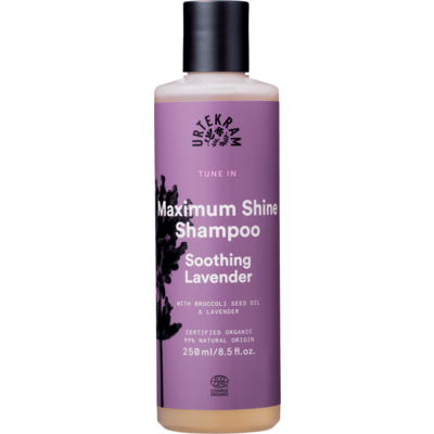 Urtekram Tune In Maximum Shine Shampoo Soothing Lavender 250ml of 500ml