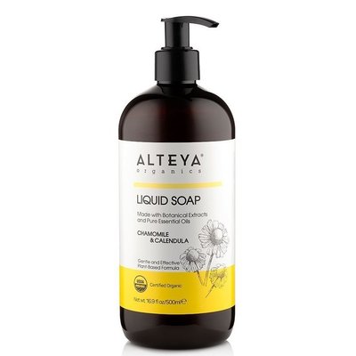 Alteya Organics Liquid Soap Chamomile & Calendula 250ml of 500ml