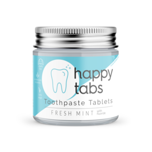 Happy Tabs Toothpaste Tablets Fresh Mint with Fluoride 80st.