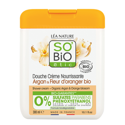 SO'BiO étic Shower Cream Argan & Orange Blossom 300ml