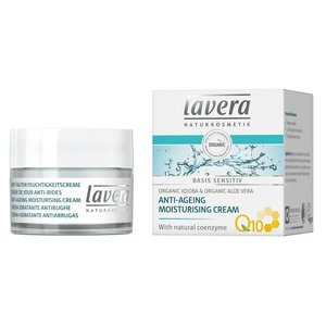 Lavera Basis Sensitiv Anti-Ageing Moisturizing Cream Q10 50ml