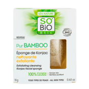 SO'BiO étic Exfoliating Cleansing Konjac Facial Sponge 18g