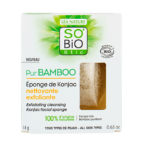 SO'BiO étic Exfoliating Cleansing Konjac Facial Sponge 18g