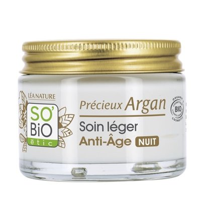 SO'BiO étic Précieux Argan Anti-Aging Light Night Cream 50ml