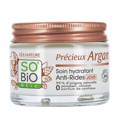 SO'BiO étic Précieux Argan Anti-Wrinkle Moisturizing Day Care 50ml