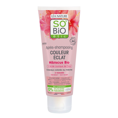 SO'BiO étic Colour Shine Hibiscus Conditioner 200ml