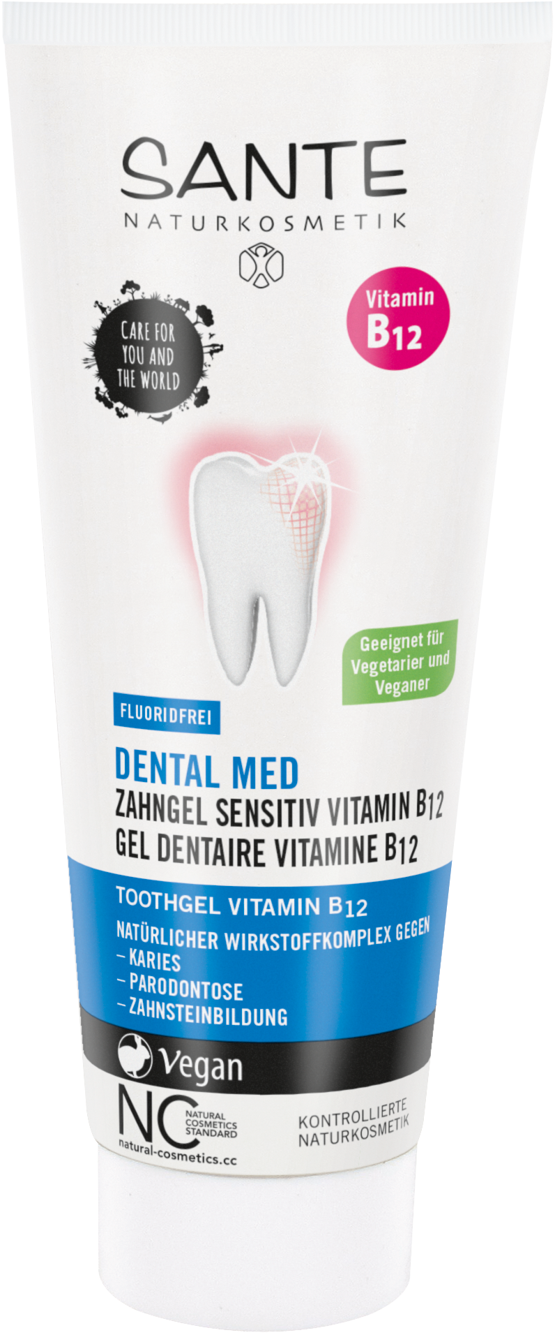 Herstellen Schatting merk op Sante Dental Med Tandpasta Vitamine B12 zonder fluoride - Natuurlijk Zuiver